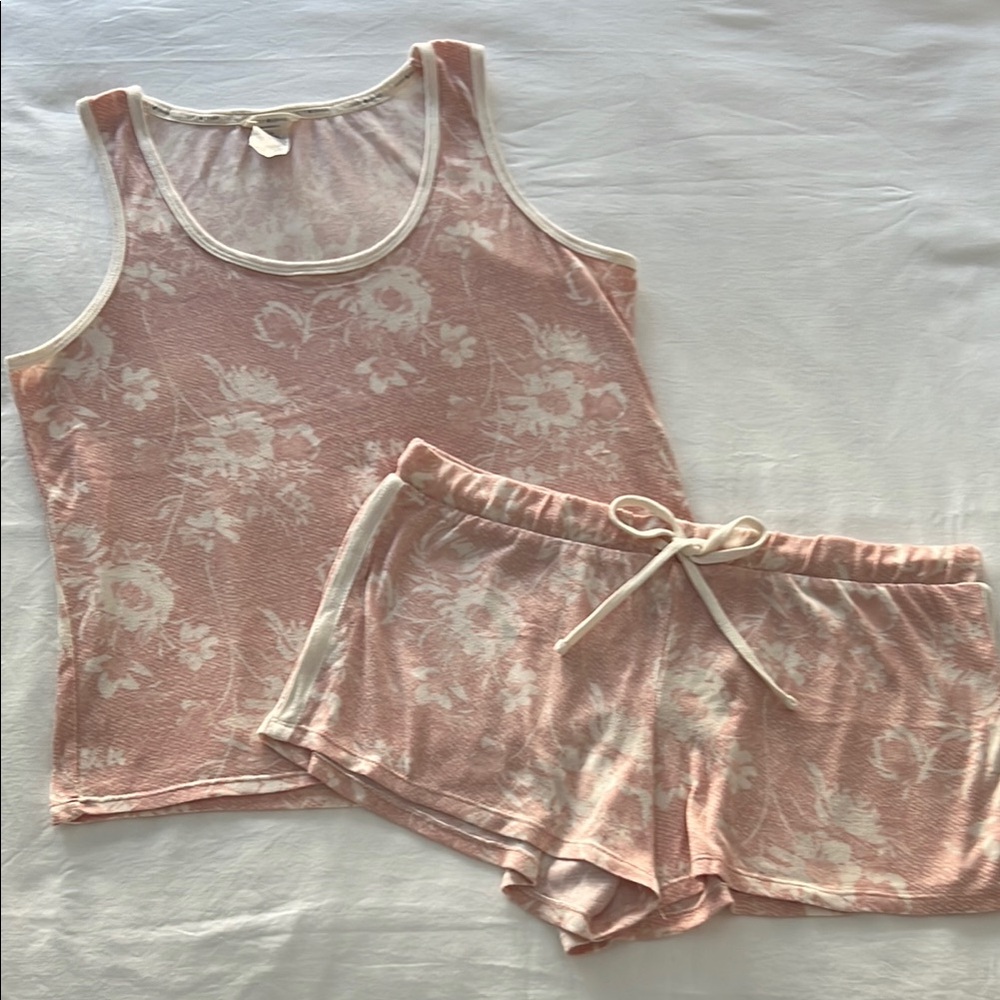 Lucky Brand Floral Sleep Tank & Short Set